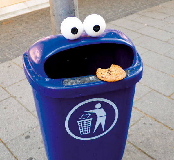 Watch out, it's the cookie monster!