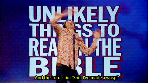 And then the Lord said...