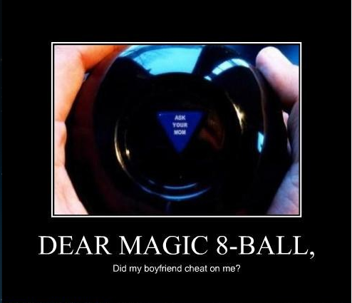 Cheeky 8-ball!