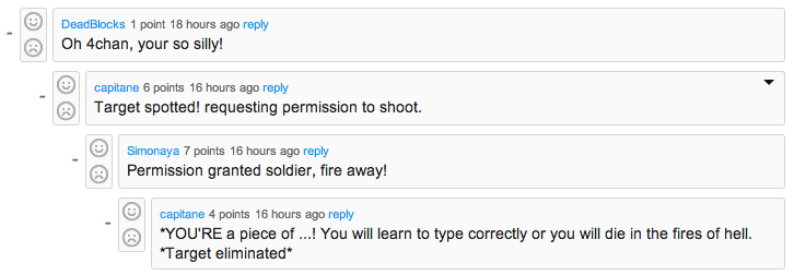 Fire away!