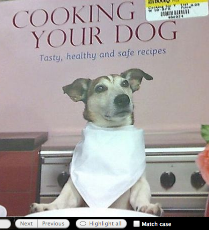 i love cooked dog