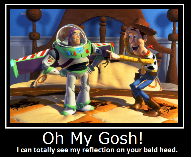 Every time I see a shaved headed colleauge