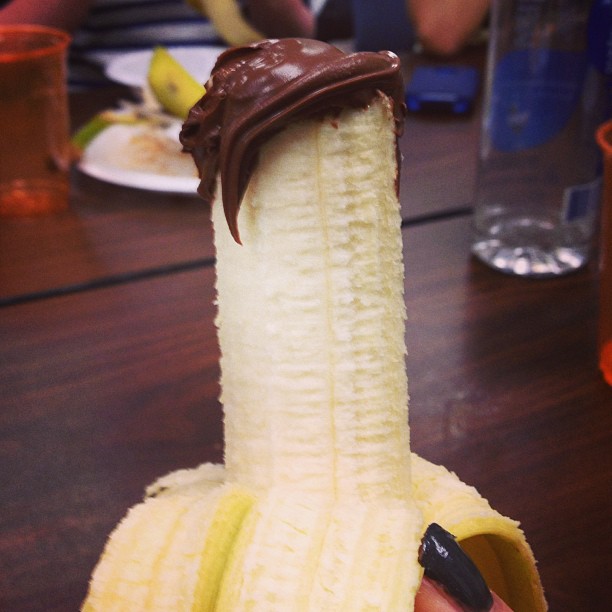 Ridicously photogenic banana