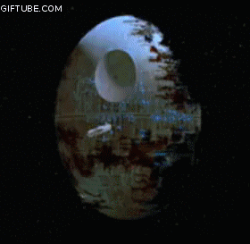 Flushing the toilet at night.