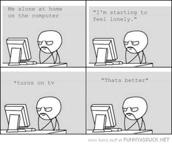 Me Alone At Home...