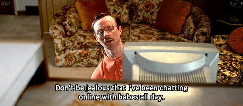 how i imagine people on the internet