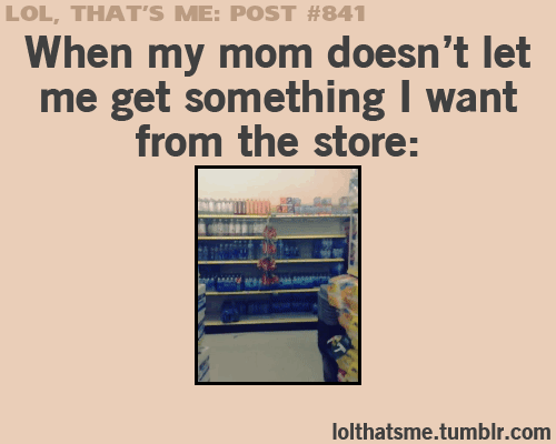 Can't get at the store
