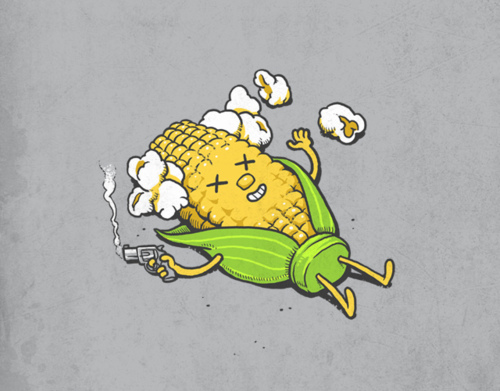 Corny suicide joke.
