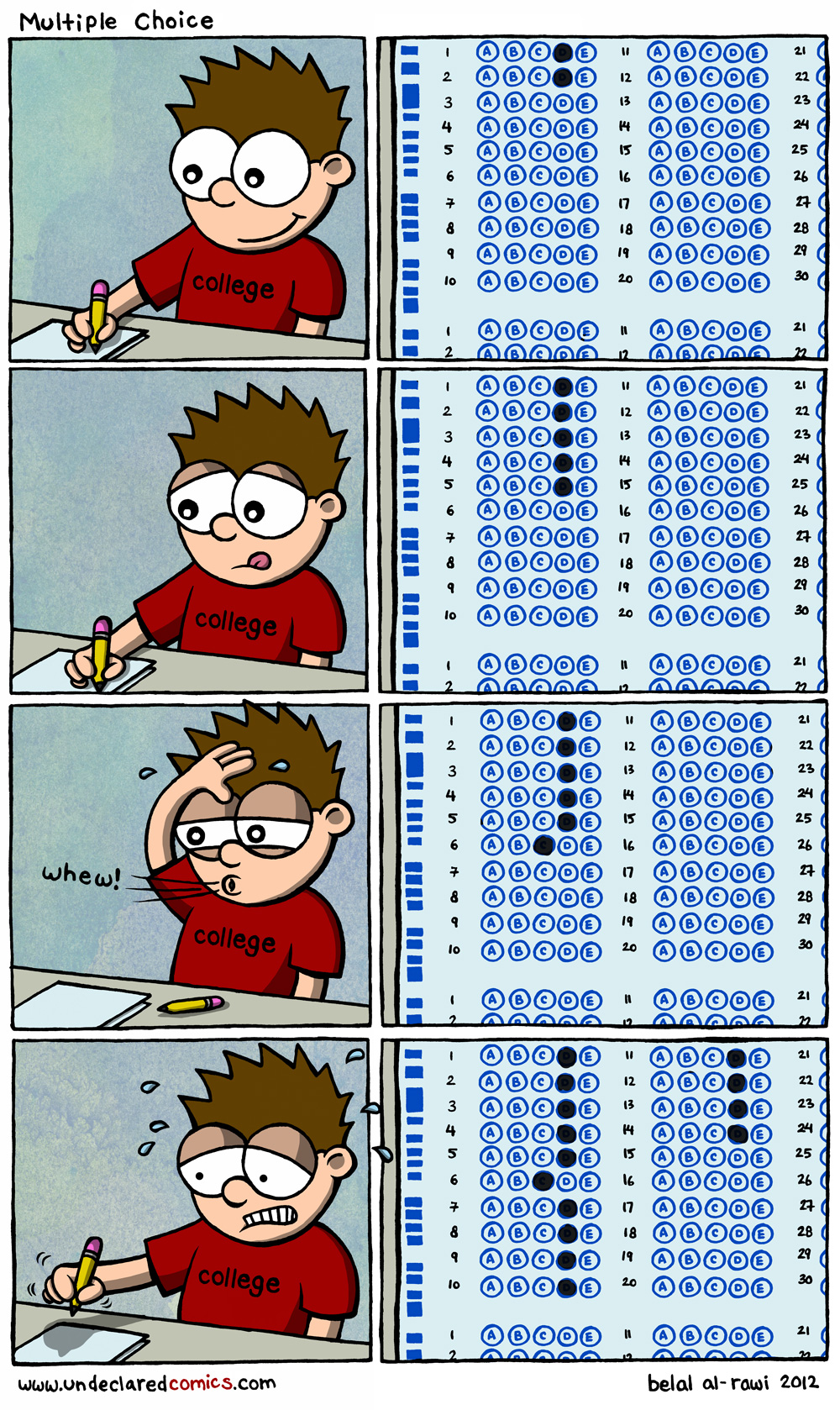 I hate it when this happens on a test!