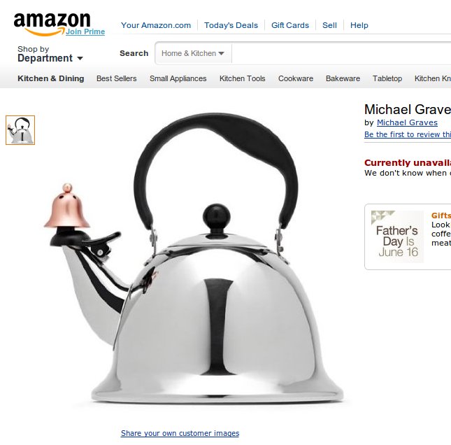 Just a teapot which looks like Hitler