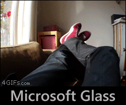 Microsoft glasses.
