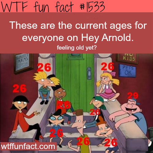 Current ages for everyone in Hye Arnold