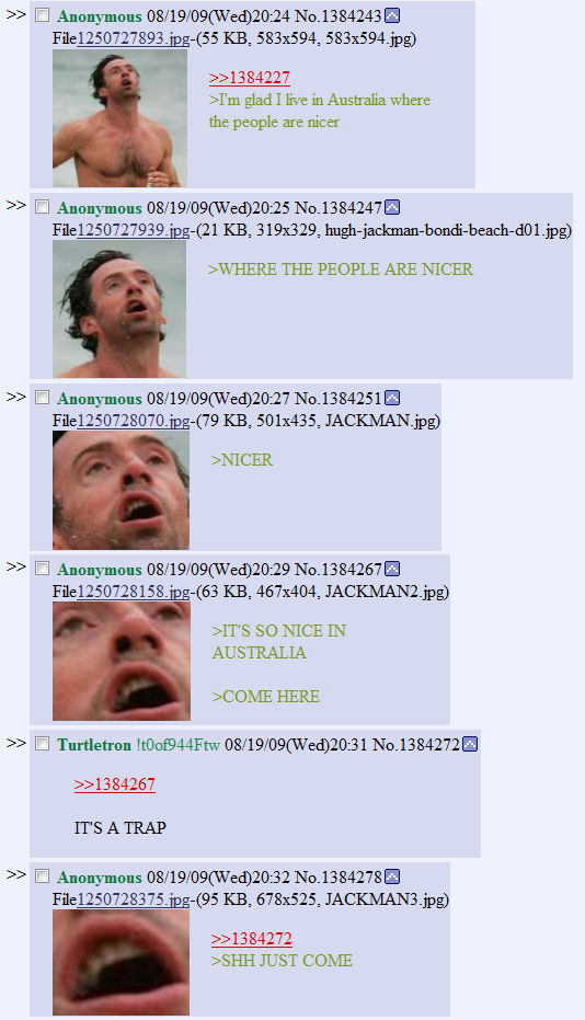I live in Australia now
