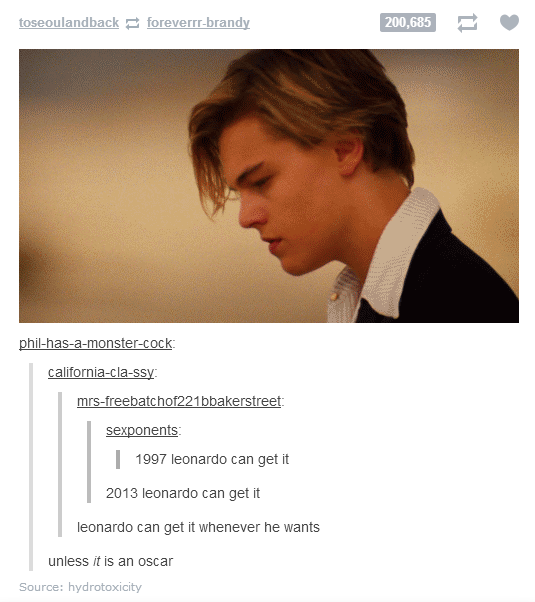 What if his name was Oscar DiCaprio