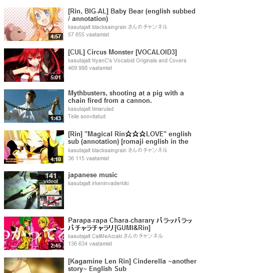 YouTube's suggestions at their finest.