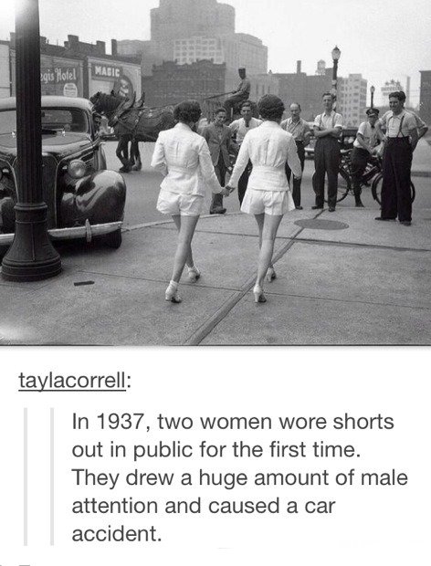 imagine if they saw what girls wear nowadays