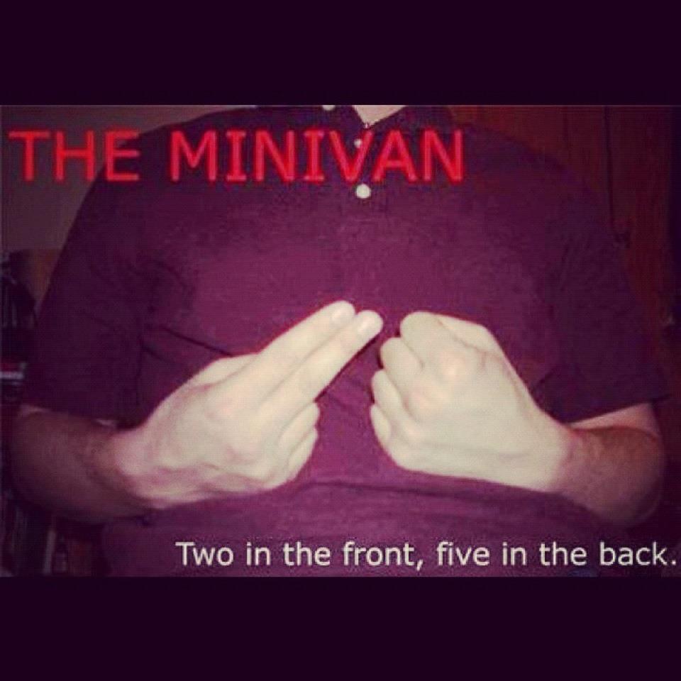 The minivan