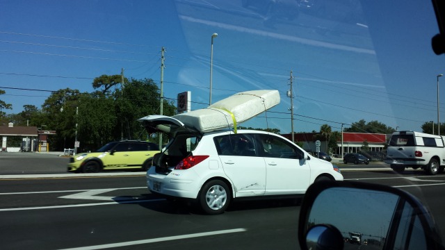Saw this girl moving her mattress while I was on the way to work the other day.