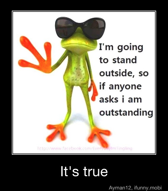 its true