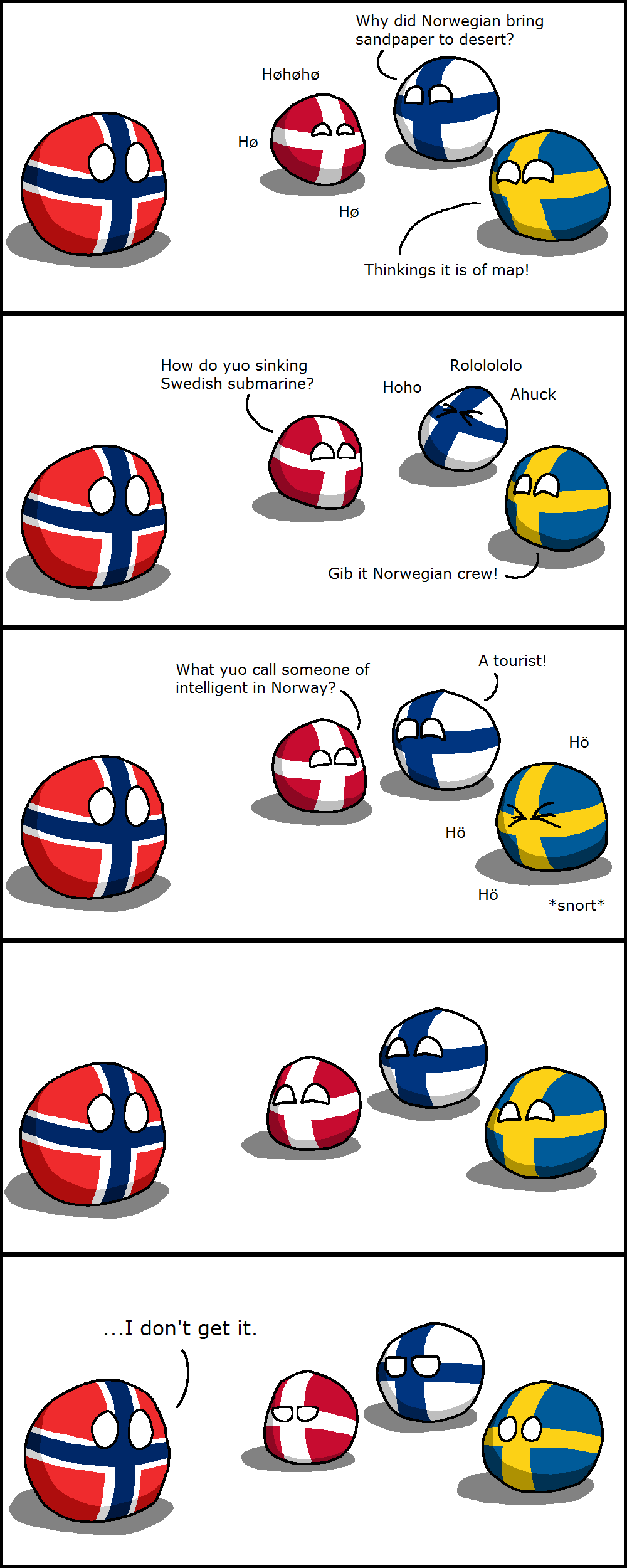 Norway doesn't understand.