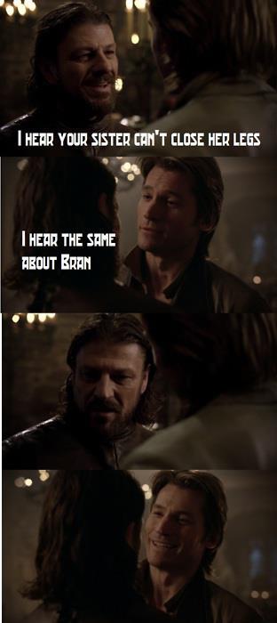 Ned vs Jaime