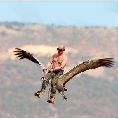 Putin, delivering babies to all Russian mothers himself