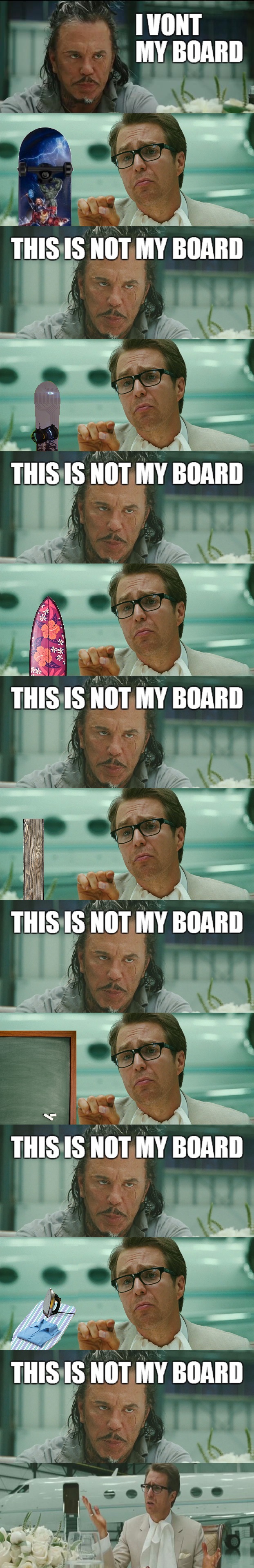 Ivan vonts his board