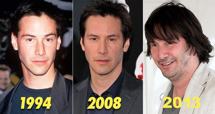 For those saying Keanu Reeves doesn't change.