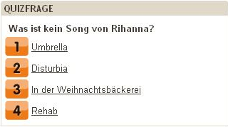 Quiz: What's not a song by Rhianna?
