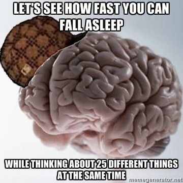 Every night before an exam...