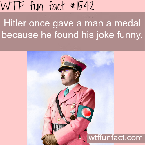 Hitler once gave a man a medal
