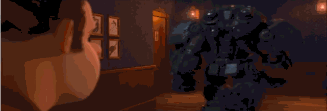 When I hit the invisible wall in a game
