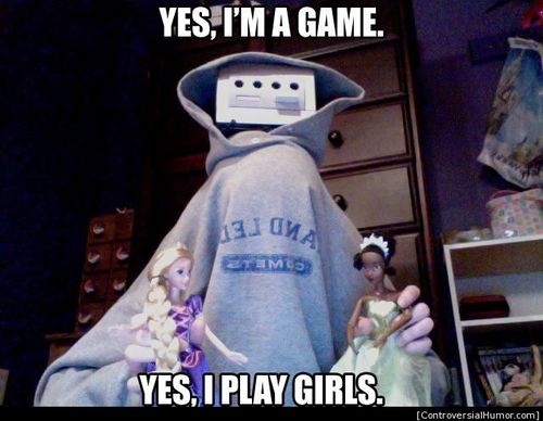 On the Internet, no one knows you're a game...I guess...