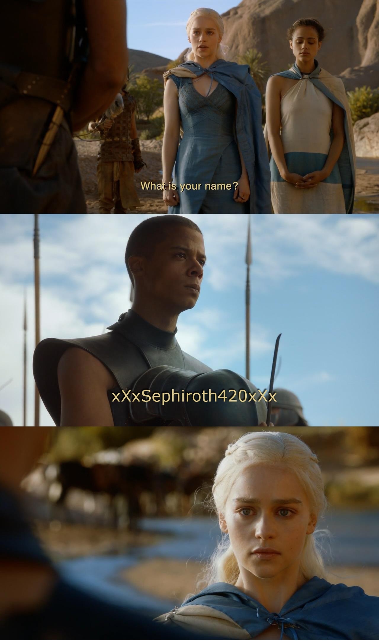 Dany runs into some issues with the Unsullied choosing their own names.