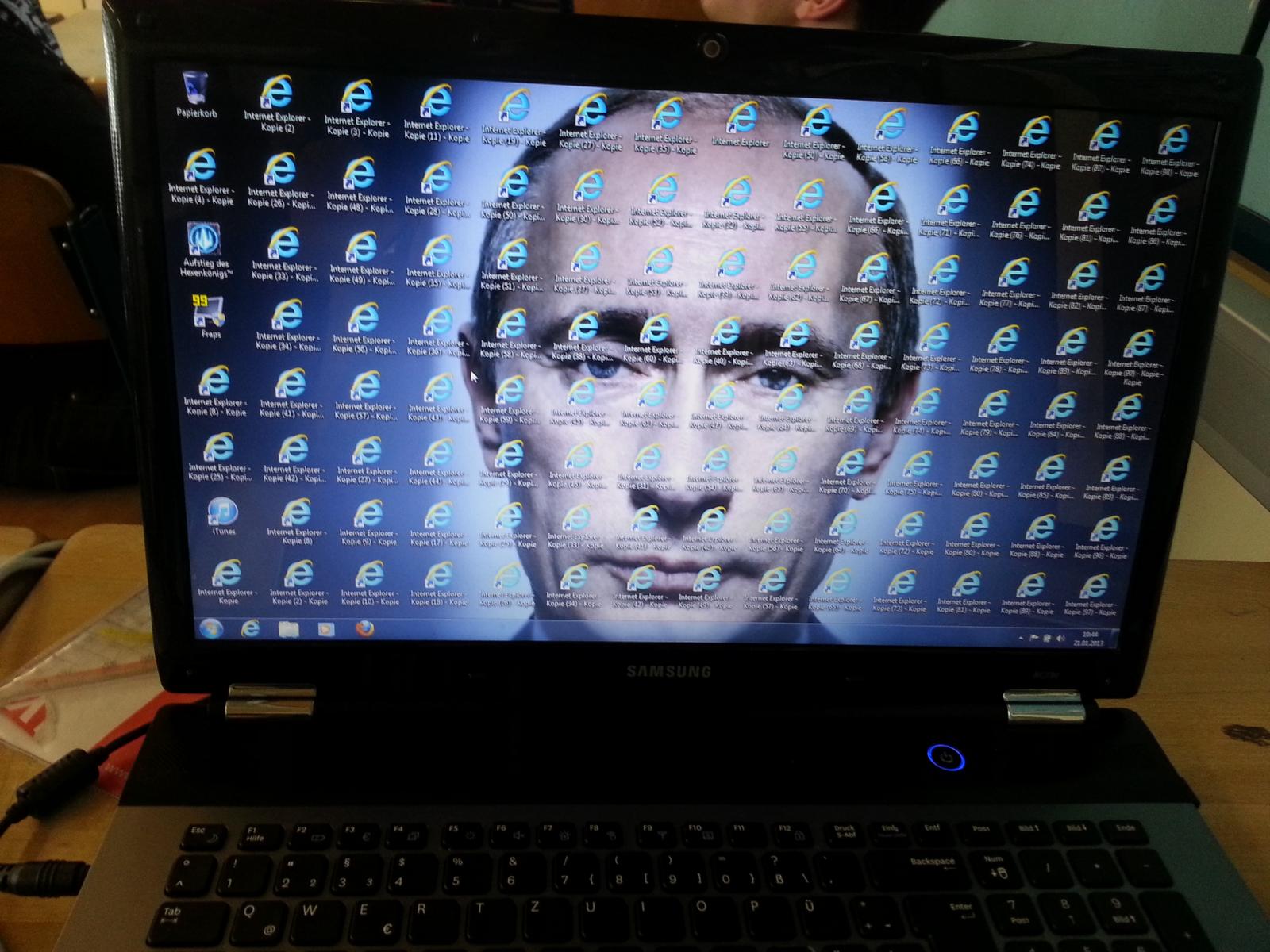 One reason for not leaving your Laptop unlocked at school.