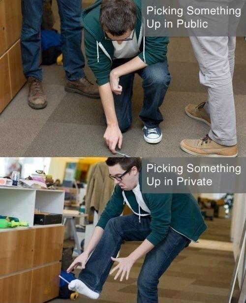 Well! I'm hilarus in private