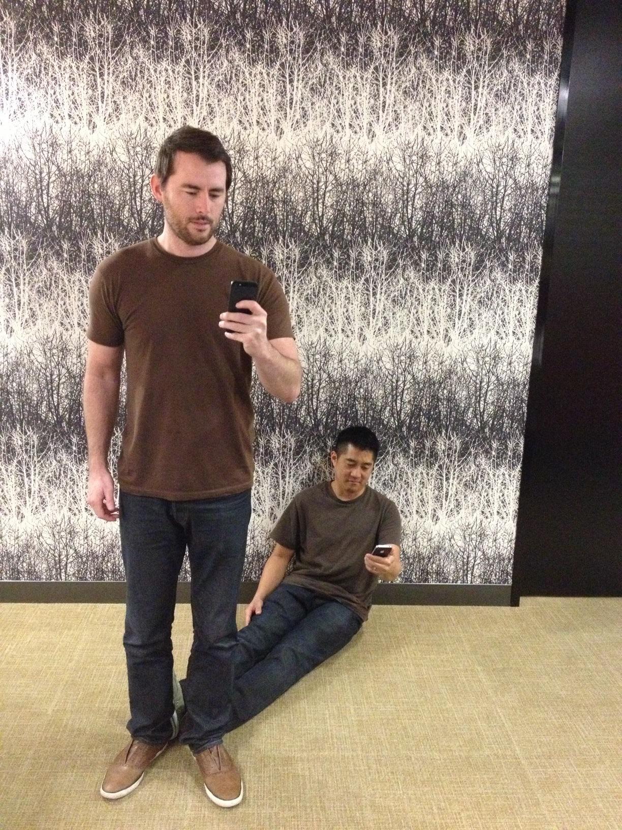 When your co-worker is using the same clothes as you, they become your shadow