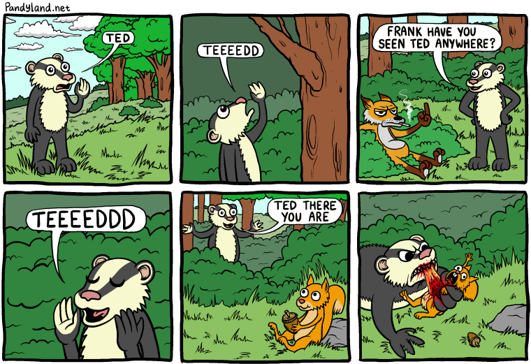 Oh Ted...i was so worried