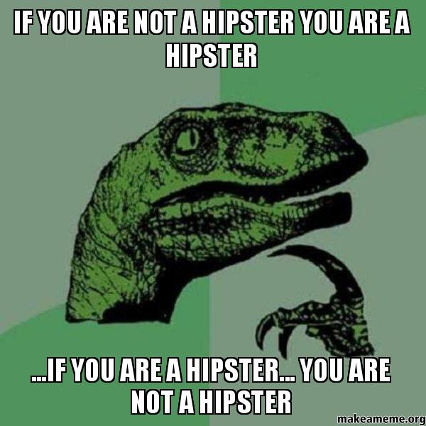 The Hipster paradox