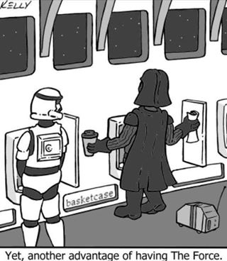 The Force has it's advantages...