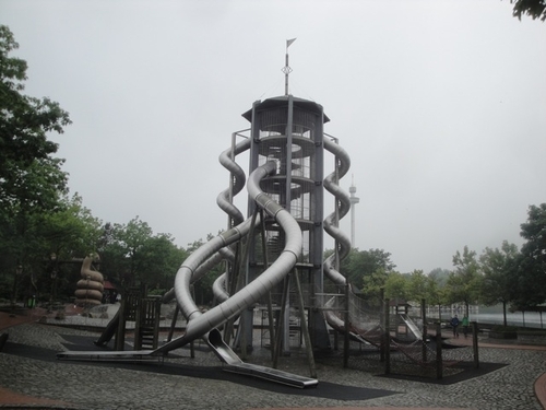 Playground in Germany...not that scary or anything...