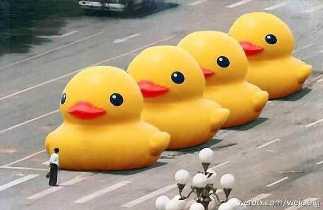 This picture has been circulating Chinese social medias. Trying to circumvent censorship and commemo