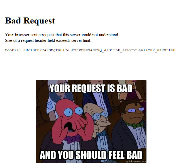 Bad request