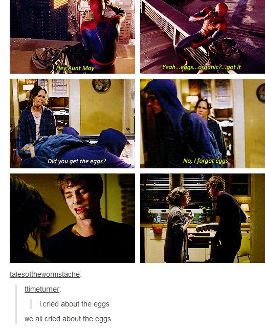 We all cried about the eggs