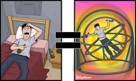 Trying to sleep when i'm drunk