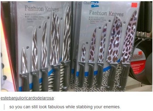 Stabbing with style!