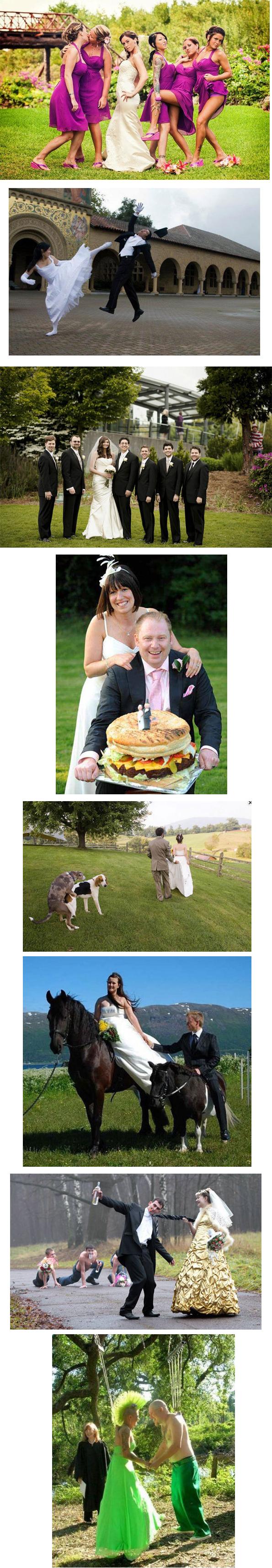 Weirdest wedding shots