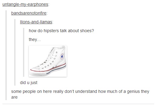 They converse.