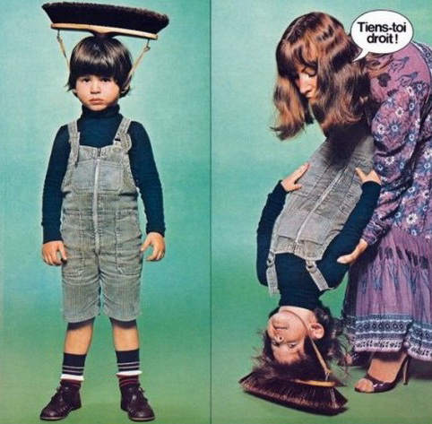 Kids in the old days were a lot more useful.