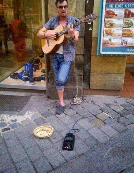 street musician of the 21st century